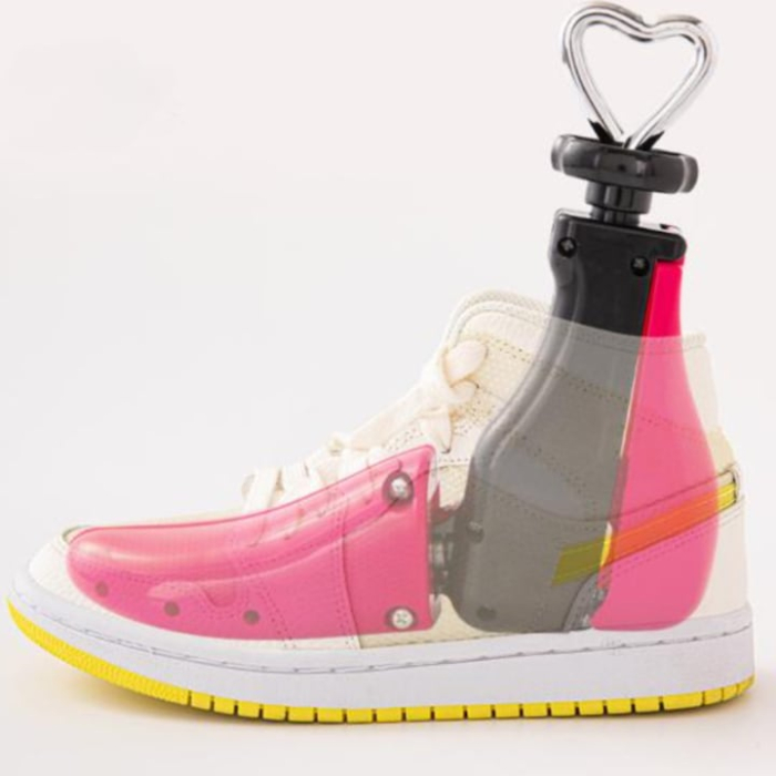 1 Calapod Reglabil VarioShop®, 4 Directii San/Calapod, Intretinere si Protectie Pantofi, Adidasi si Ghete, Dimensiuni Ajustabile 41–47, Material Durabil Roz/Negru [5]