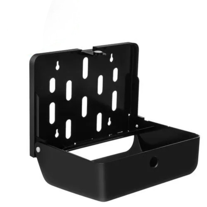 Dispenser hartie VarioShop®, pentru prosoape pliate, montare pe perete, fereastra de vizualizare, kit montaj si elemente autoadezive incluse, negru [12]
