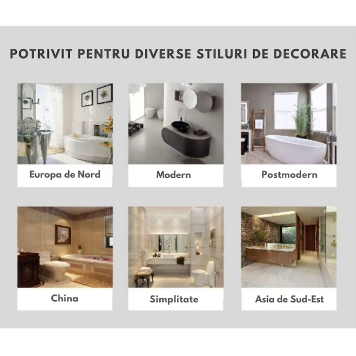 Suport metalic pentru prosoape VarioShop®, pentru baie, bucatarie, rezistent la apa si uzura, dreptunghiular, montare adeziv/suruburi, 30 x 6 cm, Negru [6]