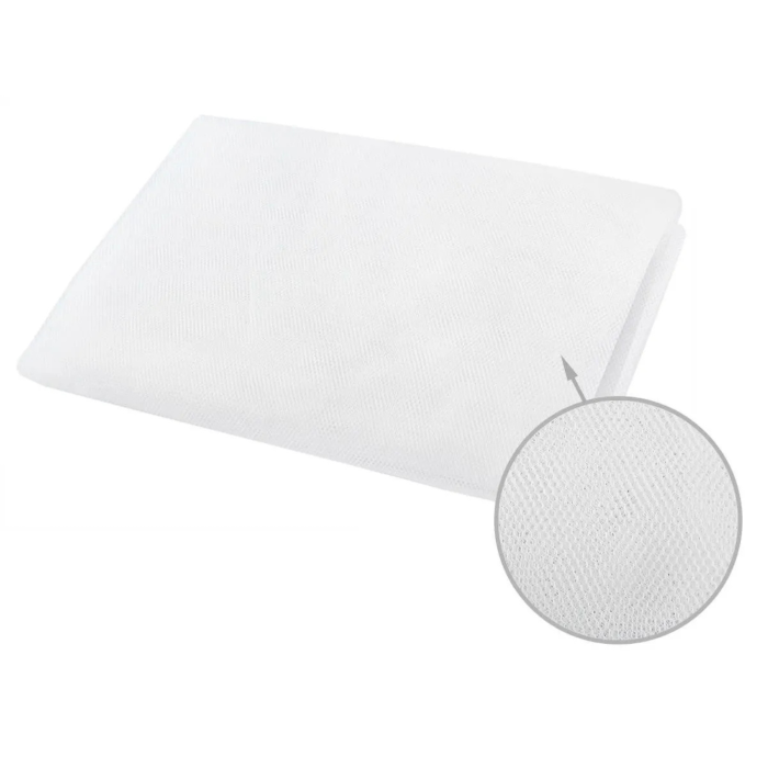 Plasa antitantari universala VarioShop® pentru carucior, landou si patut, protectie impotriva insectelor, margine elastica, 100% poliester, 140–150 × 120–130 cm, alba [13]