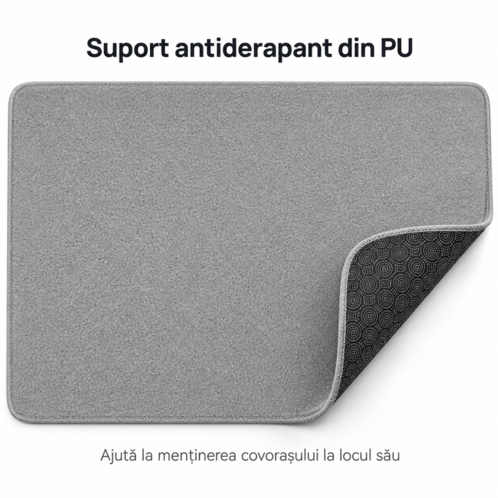 Covoras pentru scaun de birou VarioShop®, protectie pardoseala, baza antiderapanta, margini finisate, 80 x 120 cm, gri [7]