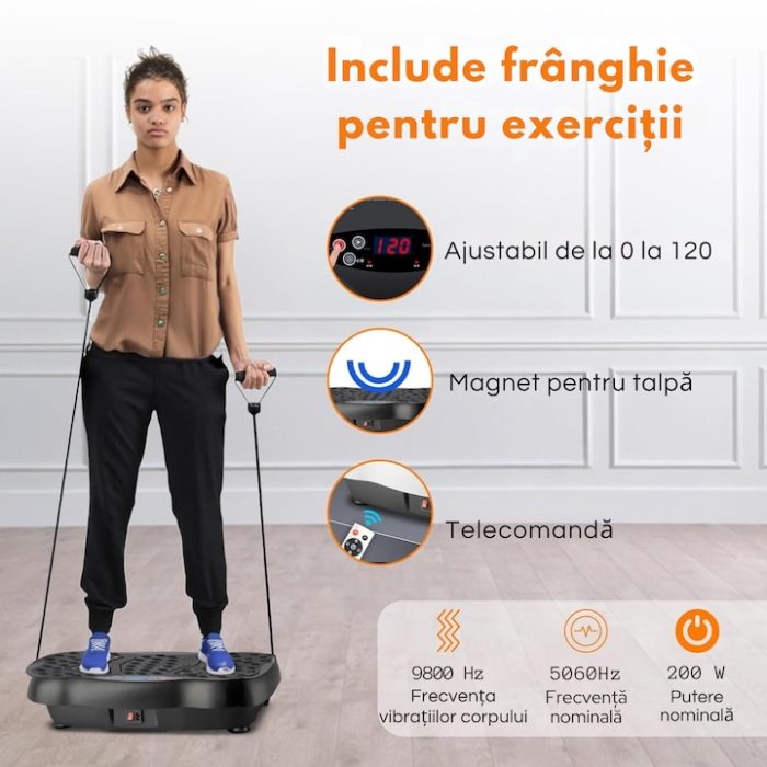 Aparat vibromasaj VarioShop, 120 viteze, masaj cu acupresiune, roșu, 47, 98x31, 5x11, 48cm [11]