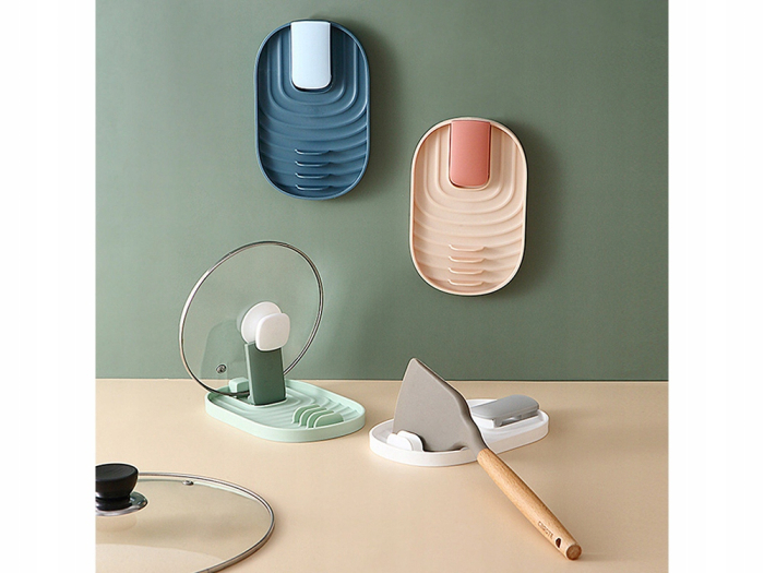 Suport ustensile de bucatarie,  Plastic, Alb, 18x11.5x2.5cm [4]