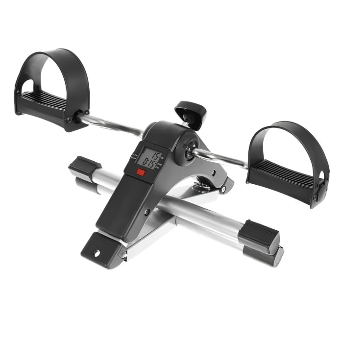 Bicicleta de recuperare 2 in 1 VarioShop®, pentru brate si picioare, pliabila, afisaj LCD,  rezistenta reglabila, pedale antiderapante, baterie LR44, negru [11]