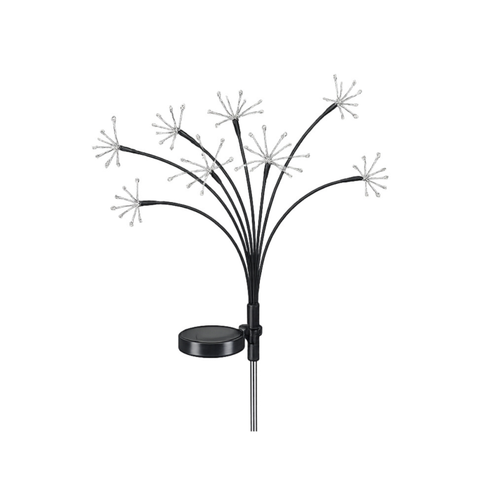 Set 2 lampi solare de gradina VarioShop®,  tip artificii, LED multicolor, brate flexibile, aprindere automata, tarusi de fixare, 70 cm [7]