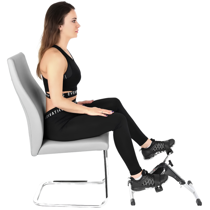 Bicicleta de recuperare 2 in 1 VarioShop®, pentru brate si picioare, pliabila, afisaj LCD,  rezistenta reglabila, pedale antiderapante, baterie LR44, negru [16]