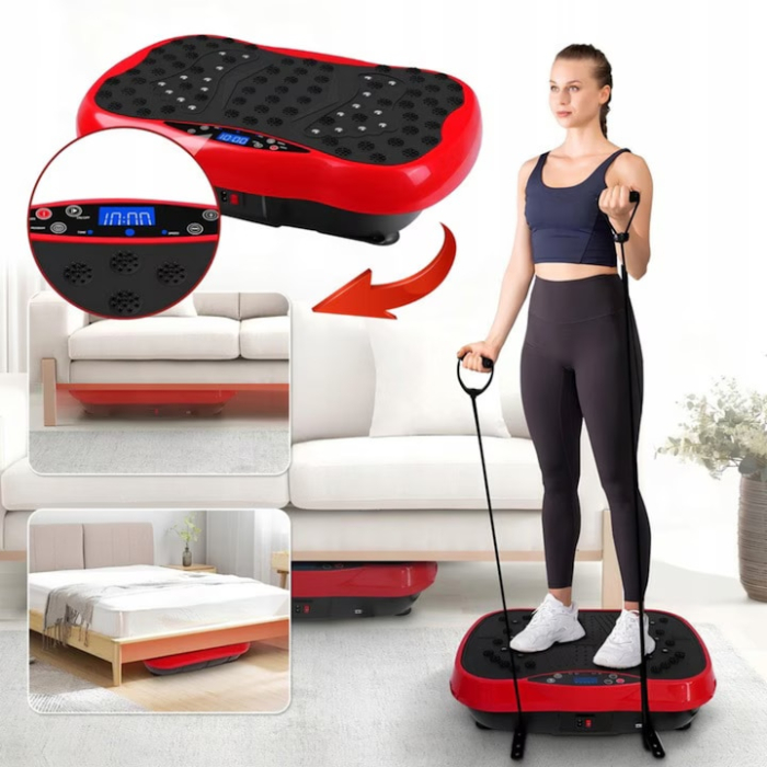 Aparat vibromasaj VarioShop, 120 viteze, masaj cu acupresiune, roșu, 47, 98x31, 5x11, 48cm [17]