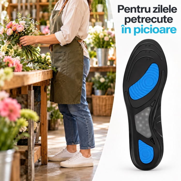 Set 2 branturi cu gel VarioShop®, pentru confort la mers, absorbtia socurilor, sustinere si amortizare, ajustabile prin decupare, marimea 37–42 [2]