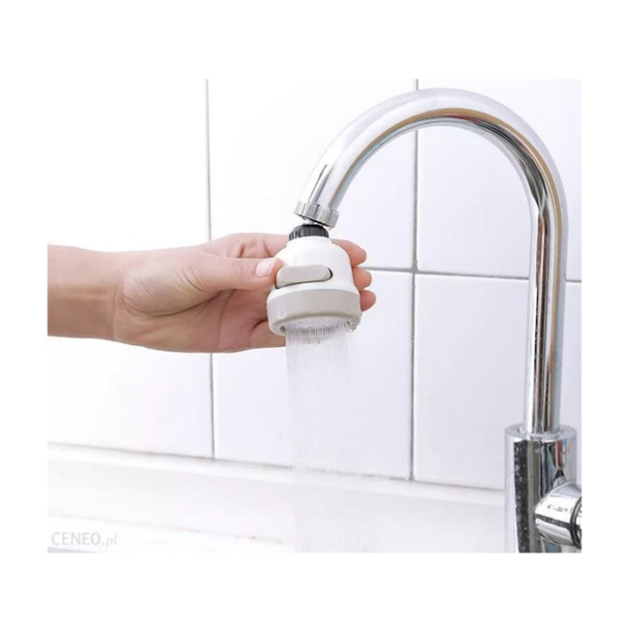 Aerator Robinet de Bucatarie Perlator 3 in 1 VarioShop®, Instalare Usoara, 3 Moduri de Pulverizare, Filet Universal, 24 mm, Crem [15]