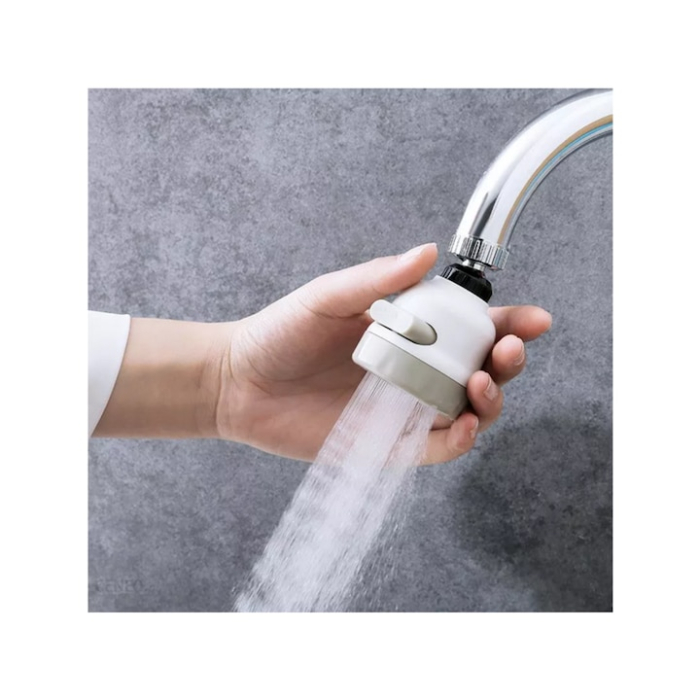 Aerator Robinet de Bucatarie Perlator 3 in 1 VarioShop®, Instalare Usoara, 3 Moduri de Pulverizare, Filet Universal, 24 mm, Crem [16]