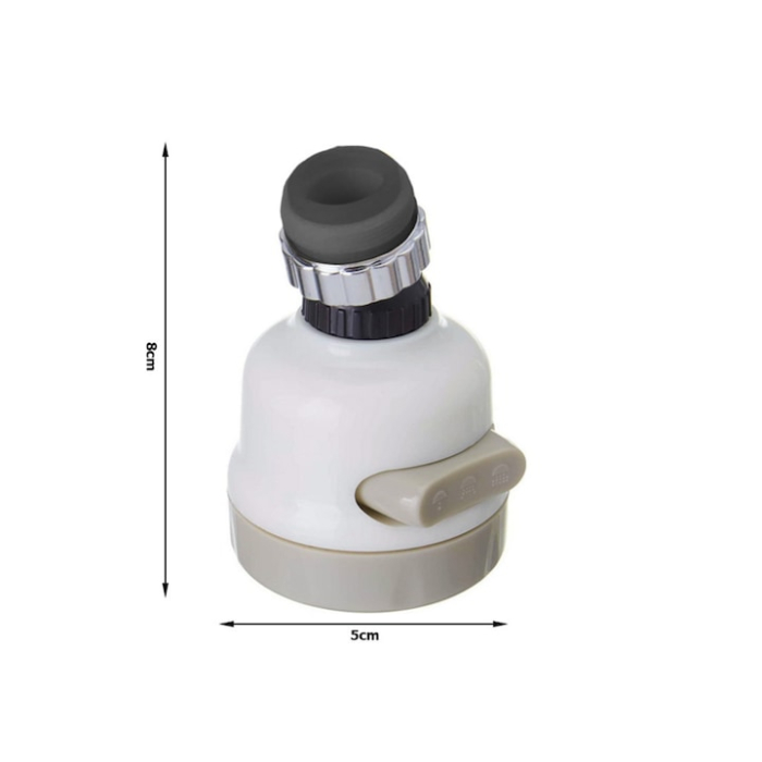 Aerator Robinet de Bucatarie Perlator 3 in 1 VarioShop®, Instalare Usoara, 3 Moduri de Pulverizare, Filet Universal, 24 mm, Crem [9]