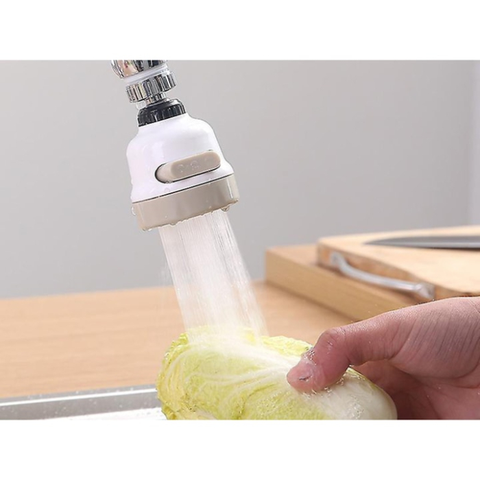 Aerator Robinet de Bucatarie Perlator 3 in 1 VarioShop®, Instalare Usoara, 3 Moduri de Pulverizare, Filet Universal, 24 mm, Crem [14]