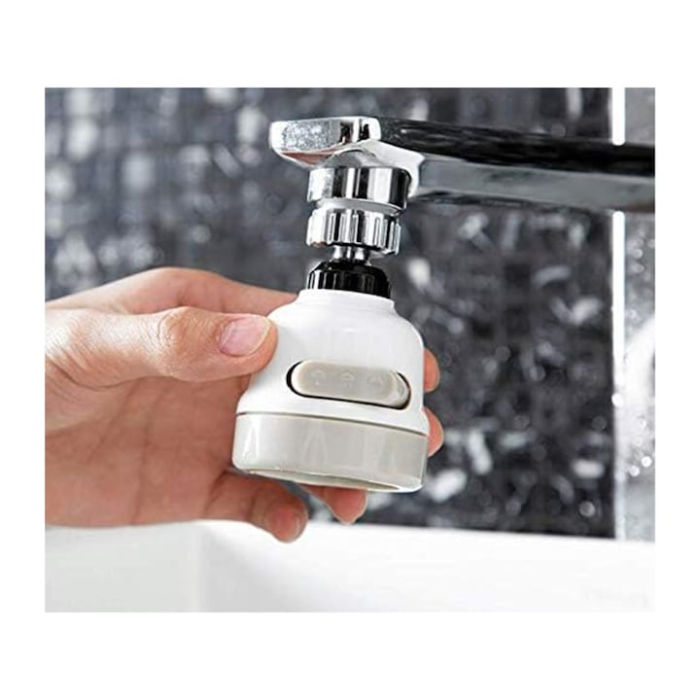Aerator Robinet de Bucatarie Perlator 3 in 1 VarioShop®, Instalare Usoara, 3 Moduri de Pulverizare, Filet Universal, 24 mm, Crem [17]