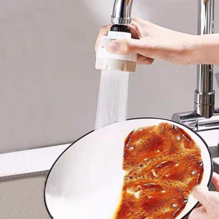 Aerator Robinet de Bucatarie Perlator 3 in 1 VarioShop®, Instalare Usoara, 3 Moduri de Pulverizare, Filet Universal, 24 mm, Crem [20]