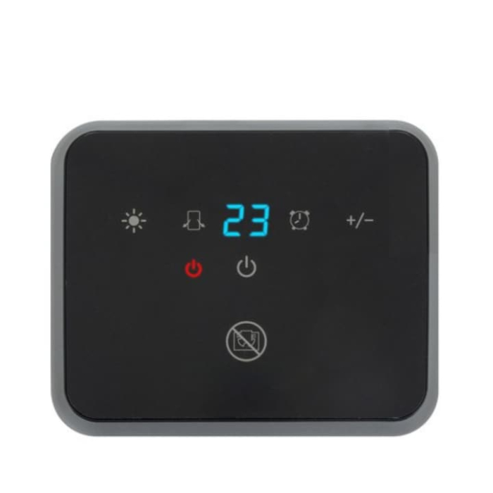 Aeroterma Electrica 1500W VarioShop, Incalzire Rapida, Silentiosa, Afisaj LED, 3 Moduri (Rece/Caldut/Fierbinte), Cronometru 24h, Protectie la Supraincalzire si Rasturnare, Negru [6]