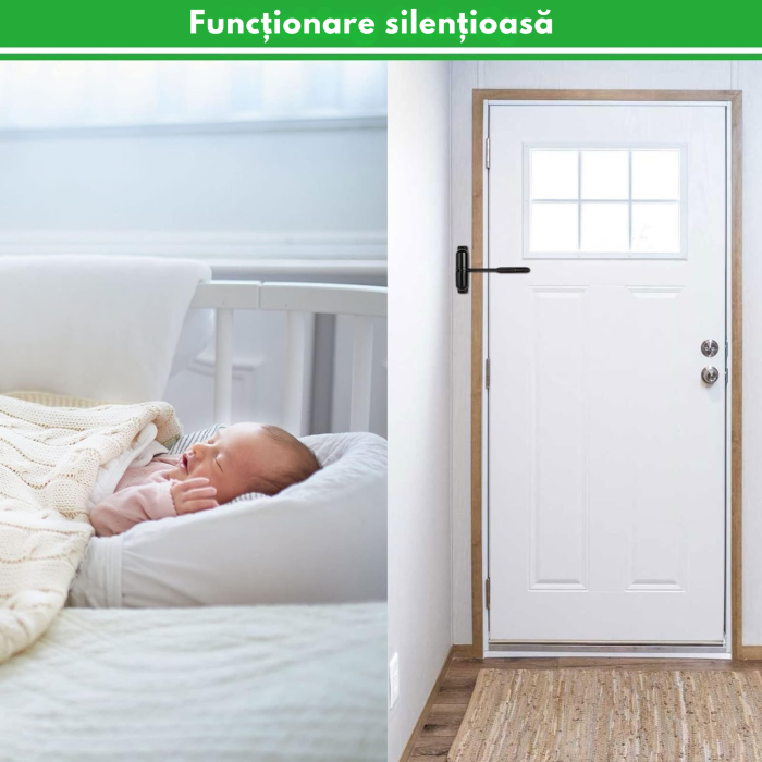 Amortizor usa inchidere automata VarioShop®, universal, pentru usi de pana la 60 kg, montaj simplu, reglare viteza, kit complet inclus, negru [4]