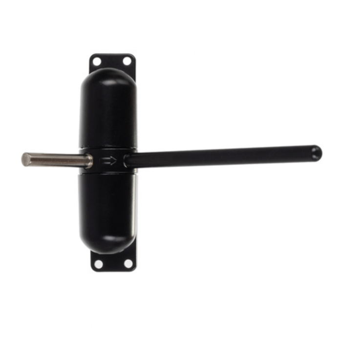 Amortizor usa inchidere automata VarioShop®, universal, pentru usi de pana la 60 kg, montaj simplu, reglare viteza, kit complet inclus, negru [18]