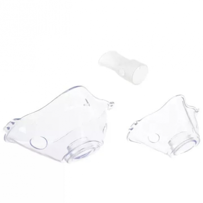 Aparat aerosoli tip nebulizator cu ultrasunete pentru copii si adulti VarioShop®, ultra silentios, 2 moduri alimenare, 2 masti, saculet depozitare, cablu USB alimentare, alb [9]