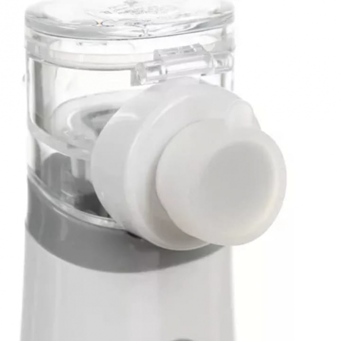 Aparat aerosoli tip nebulizator cu ultrasunete pentru copii si adulti VarioShop®, ultra silentios, 2 moduri alimenare, 2 masti, saculet depozitare, cablu USB alimentare, alb [7]