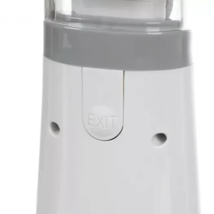 Aparat aerosoli tip nebulizator cu ultrasunete pentru copii si adulti VarioShop®, ultra silentios, 2 moduri alimenare, 2 masti, saculet depozitare, cablu USB alimentare, alb [5]