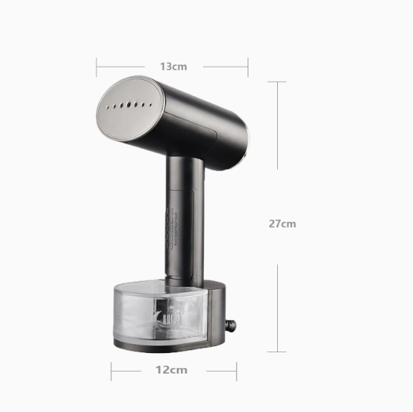 Aparat de calcat cu abur 2500W, 3 trepte abur, debit abur pana la 25 g/min, calcare uscata si cu abur, rezervor detasabil 300 ml, ecran tactil, oprire automata, talpa teflon, negru [8]