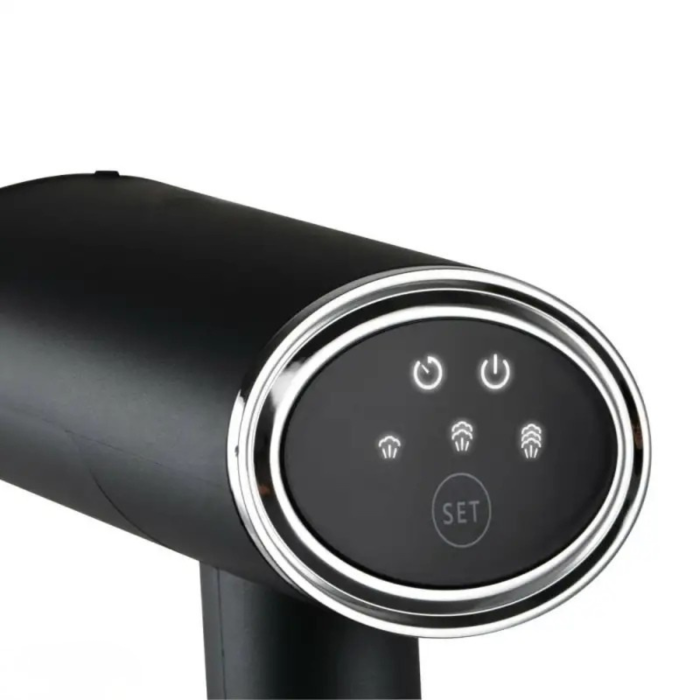 Aparat de calcat cu abur 2500W, 3 trepte abur, debit abur pana la 25 g/min, calcare uscata si cu abur, rezervor detasabil 300 ml, ecran tactil, oprire automata, talpa teflon, negru [9]