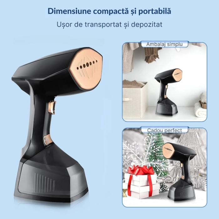 Aparat de calcat cu abur VarioShop®, 2000W, 3 moduri abur, 360ml, portabil [5]