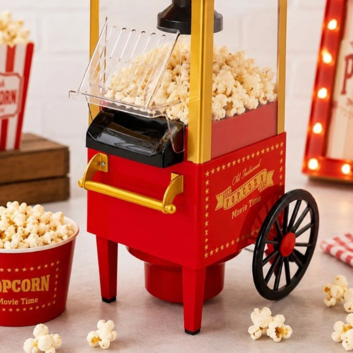 Aparat de facut popcorn VarioShop®, 1200W, preparare rapida fara ulei, pentru floricele crocante, cu aer cald, cupa dozatoare inclusa, 38 x 14,5 x 20 cm [8]