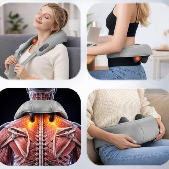 Aparat de masaj cervical VarioShop®, cu 3 moduri de masaj, 2 moduri incalzire si USB-C [3]