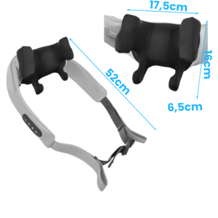 Aparat de masaj cervical VarioShop®, cu 3 moduri de masaj, 2 moduri incalzire si USB-C [4]