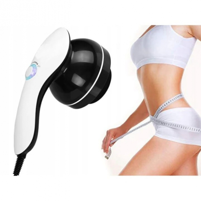 Aparat de masaj profesional anticelulitic VarioShop®, Cu 9 Capete de Masaj, pentru Tonifiere, Relaxare si Slabit, Incalzire cu Infrarosu, Putere 28W, Alb/Negru [9]