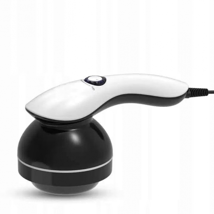 Aparat de masaj profesional anticelulitic VarioShop®, Cu 9 Capete de Masaj, pentru Tonifiere, Relaxare si Slabit, Incalzire cu Infrarosu, Putere 28W, Alb/Negru [15]