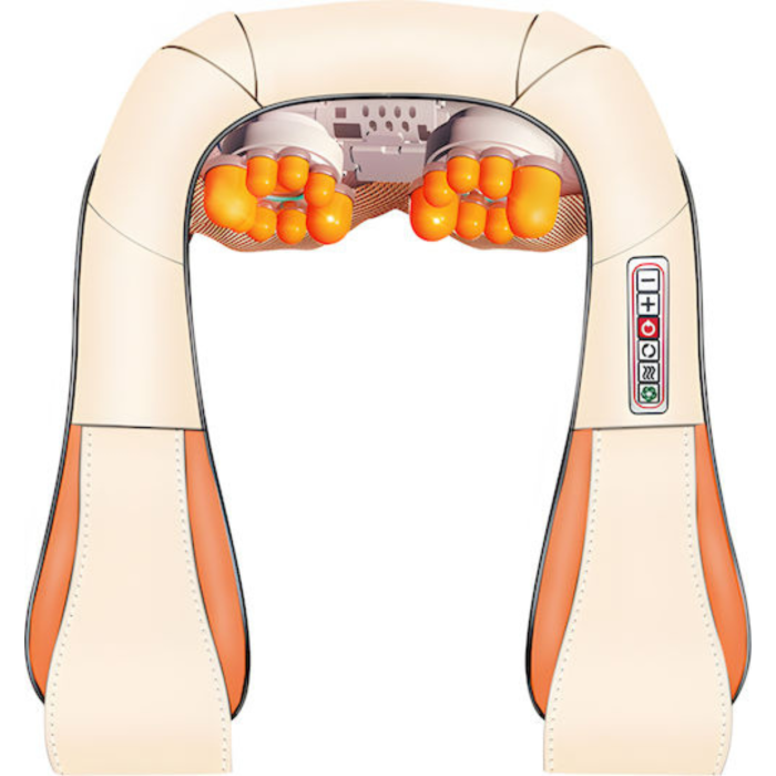 Aparat de masaj VarioShop®, tip Shiatsu, cu functie de incalzire, 16 puncte de masaj, 3 trepte de viteza, pentru gat, umeri, spate, picioare si talpi [10]
