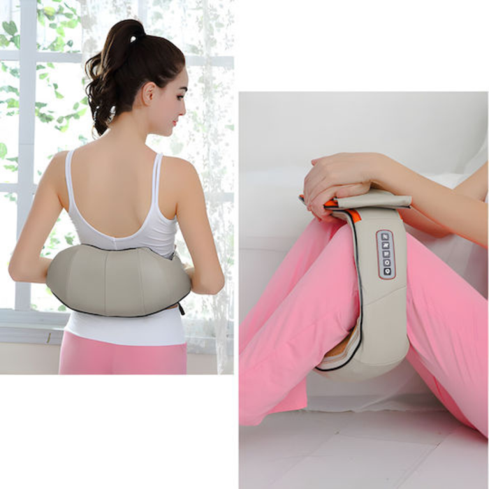 Aparat de masaj VarioShop®, tip Shiatsu, cu functie de incalzire, 16 puncte de masaj, 3 trepte de viteza, pentru gat, umeri, spate, picioare si talpi [7]