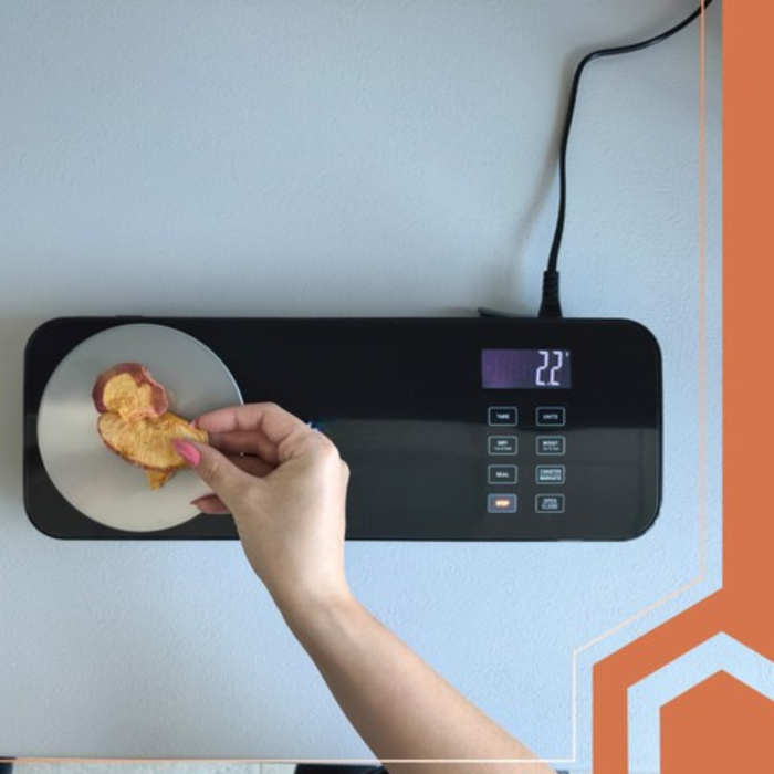 Aparat de vidat alimente VarioShop® 2 in 1 cu cantar, 120W, pompa dubla 80kPa, 6 moduri, cutter incorporat, sigilare pungi 30cm, vacuum sealer alimente uscate si umede [7]