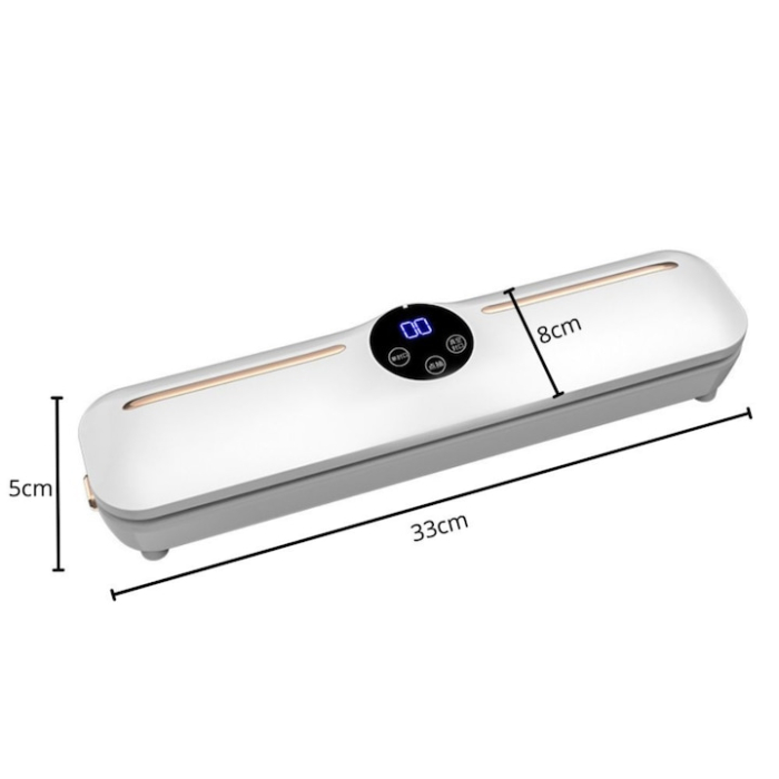 Aparat de vidat si sigilat VarioShop®, 120W, 220V, include 10 pungi, pastreaza alimentele proaspete, blocheaza mirosurile, ideal pentru carne, legume si fructe, 33x8x5 cm [14]