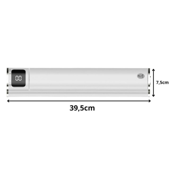 Aparat de vidat si sigilat VarioShop®, 300W, putere de aspirare 60kPa, cu 10 pungi incluse, sistem automat, afisaj LCD, ideal pentru carne, legume, fructe, alb [9]