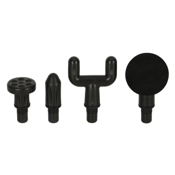 Aparat pentru masaj profesional VarioShop®, tip pistol, 25W, 6 viteze reglabil, 4 capete de masaj interschimbabile, autonomie 3 ore, motor silentios, 1200mAh, culoare neagra [13]