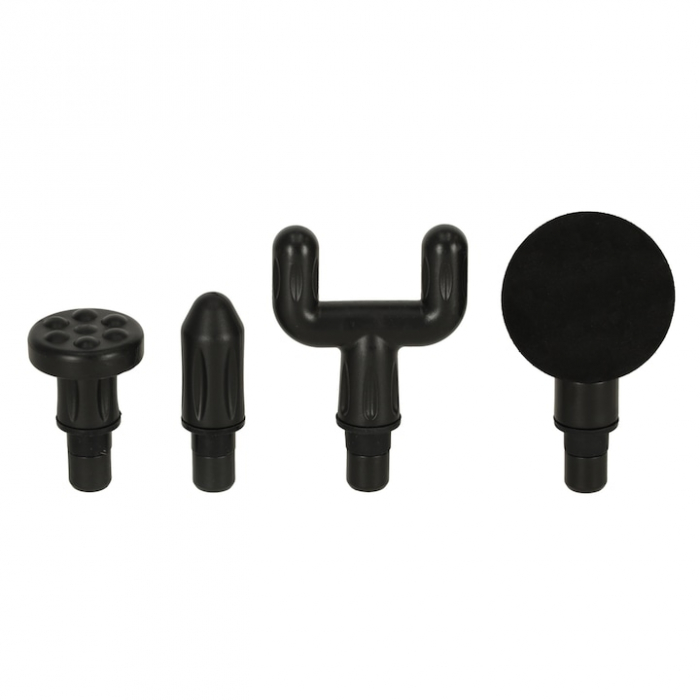 Aparat Pentru Masaj Profesional VarioShop, tip pistol, cu 4 capete interschimbabile, 6 trepte de viteza, ideal pentru gat, spate, brate, picioare, anti-celulita, relaxare si tonifiere musculara, bater [18]