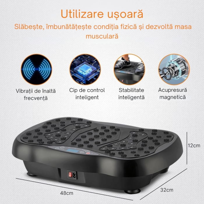 Aparat vibromasaj VarioShop, 120 viteze, masaj cu acupresiune, roșu, 47, 98x31, 5x11, 48cm [10]