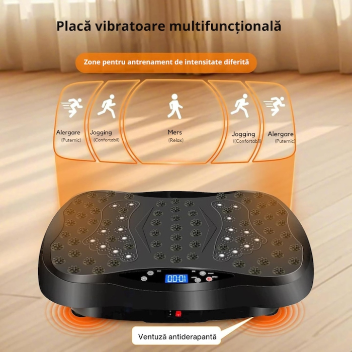 Aparat vibromasaj VarioShop, 120 viteze, masaj cu acupresiune, roșu, 47, 98x31, 5x11, 48cm [12]