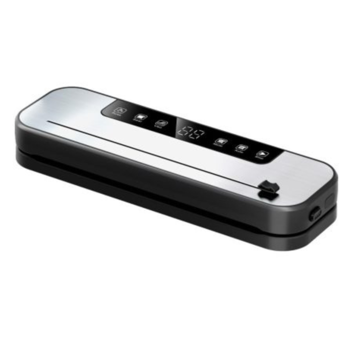 Aparat vidat alimentar multifunctional VarioShop®, pentru depozitarea alimentelor, cu sterilizare UV, afisaj digital si taietor de folie integrat, latime sigilare 30 cm, argintiu [6]