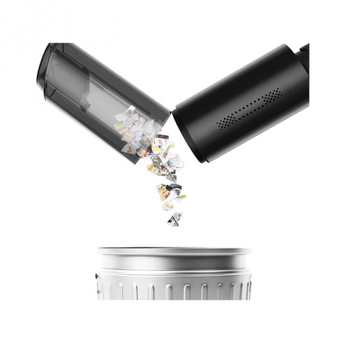 Aspirator auto multifunctional VarioShop®, pentru casa si masina, 3 accesorii incluse: duza ingusta si medie, duza tip perie, Portabil, compact, 120w, filtru HEPA, Negru [10]