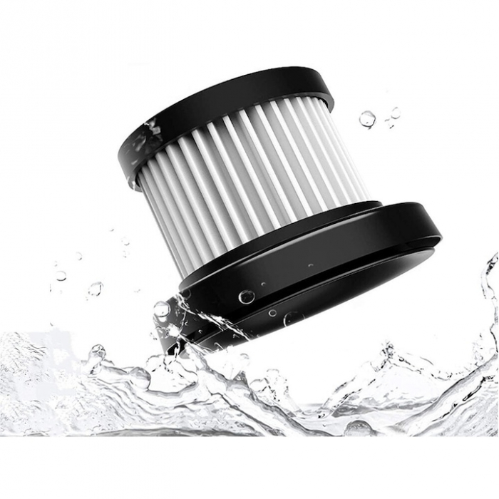 Aspirator auto multifunctional VarioShop®, pentru casa si masina, 3 accesorii incluse: duza ingusta si medie, duza tip perie, Portabil, compact, 120w, filtru HEPA, Negru [18]