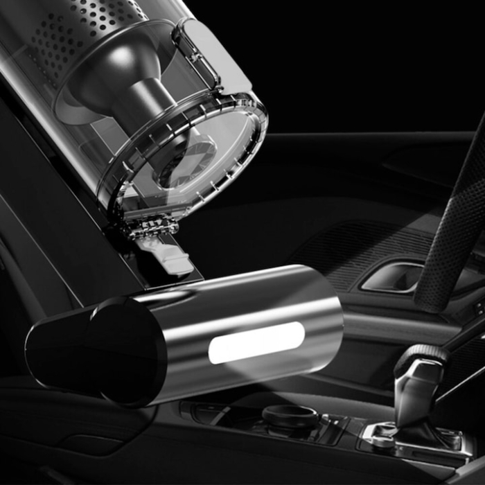 Aspirator auto portabil VarioShop®, 12V, 100W, 5.5 kPa, tehnologie ciclonica, filtru HEPA, perie TURBO cu LED, set complet de accesorii [3]