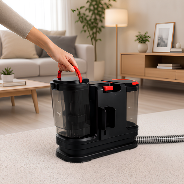 Aspirator cu spalare pentru casa si masina VarioShop®, pentru covoare, canapele si tapiterie, 800W, 17000 Pa, 2 rezervoare, furtun 1.5 m, duze incluse [10]