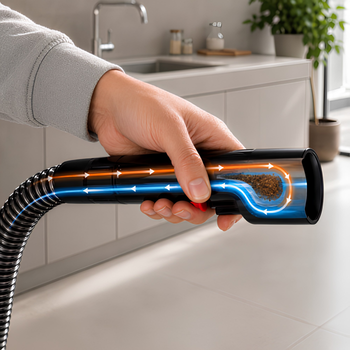 Aspirator cu spalare pentru casa si masina VarioShop®, pentru covoare, canapele si tapiterie, 800W, 17000 Pa, 2 rezervoare, furtun 1.5 m, duze incluse [9]
