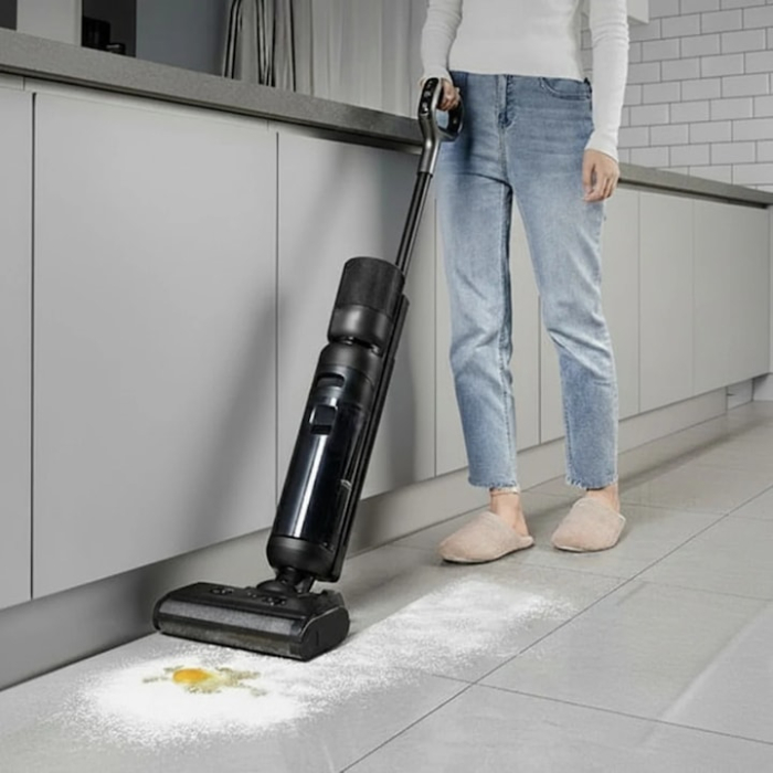 Aspirator Multifunctional fara Fir 2 in 1 VarioShop®, cu Stergere si Aspirare, Motor BLDC 200W, Putere de Aspirare 16 kPa, Rezervoare Separate Apa Curata si Murdara, Autocuratare, Curatenie Completa s [9]