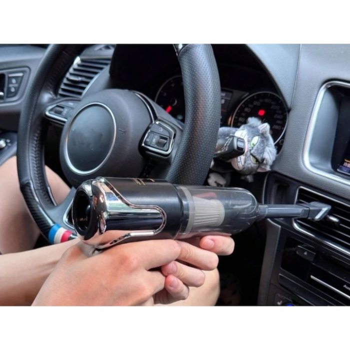 Aspirator portabil fara fir VarioShop®, pentru masina si casa, putere 120 W, aspirare 5000 Pa, 6 duze pentru crapaturi si suprafete delicate, incarcare USB [9]