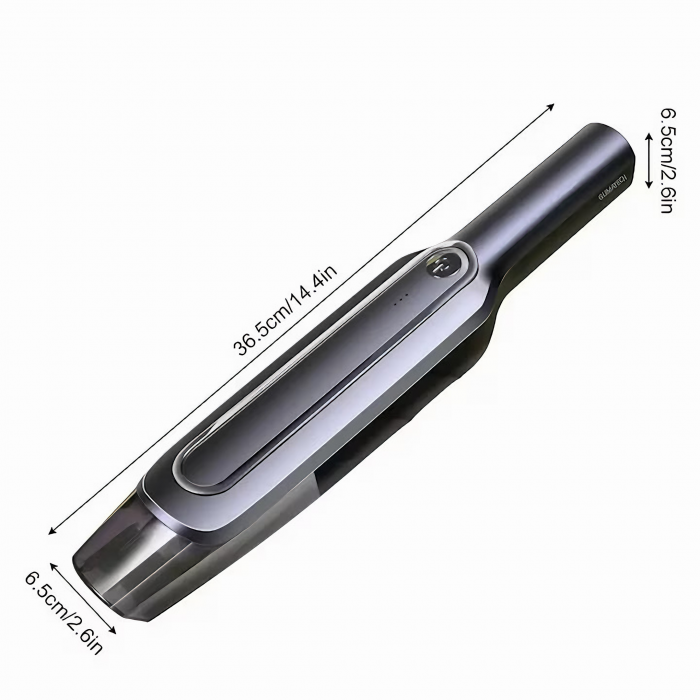 Aspirator portabil pentru casa si masina VarioShop®, Putere 60 W, Compact, Portabil, Filtru HEPA, 2 accesorii de curatare a spatiilor inguste, Incarcare prin USB-C, Autonomie 30 minute, Baterie 4000 m [21]